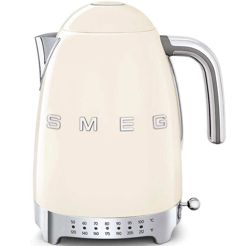 Open Box | Smeg Variable Temperature Kettle - Cream
