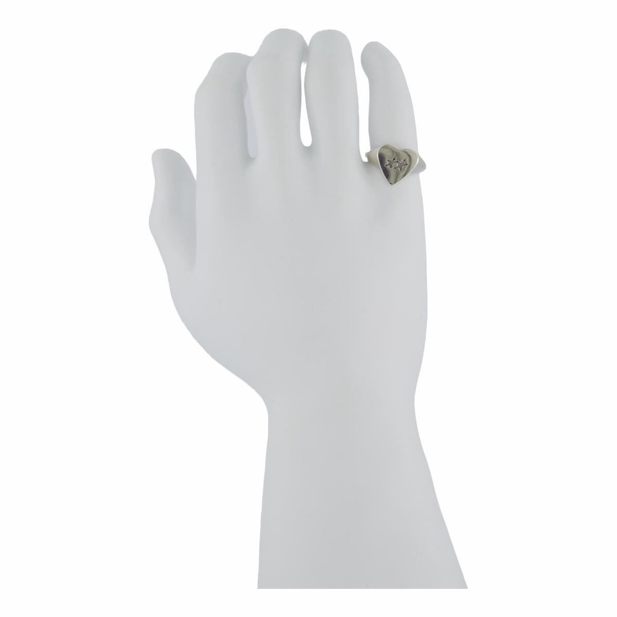 Icon Heart Ring Silver