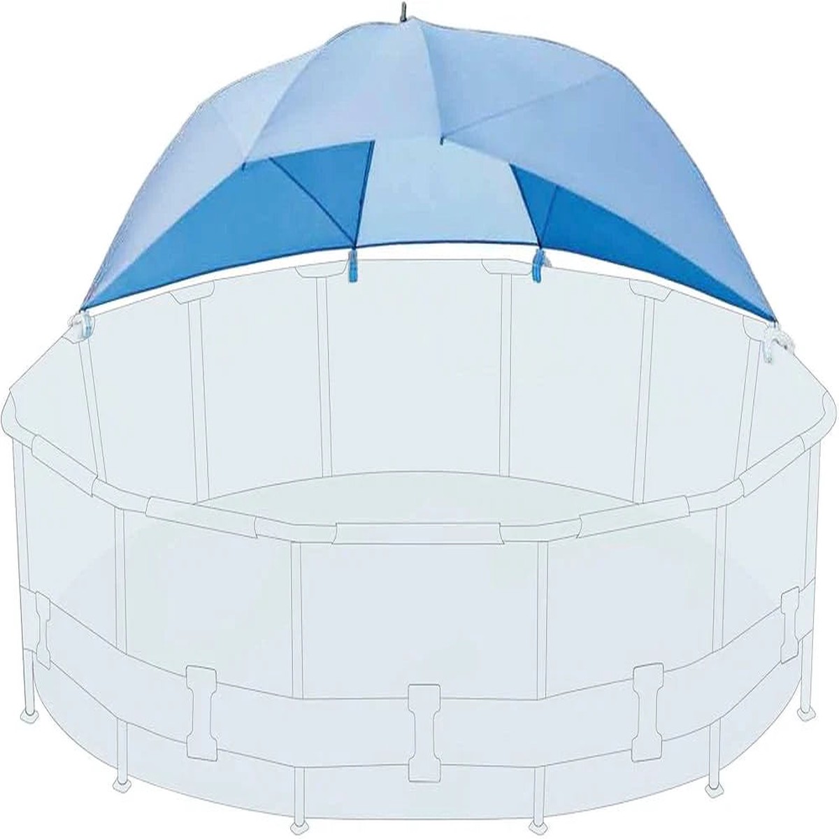 Pool Canopy for Metal Frame Pools