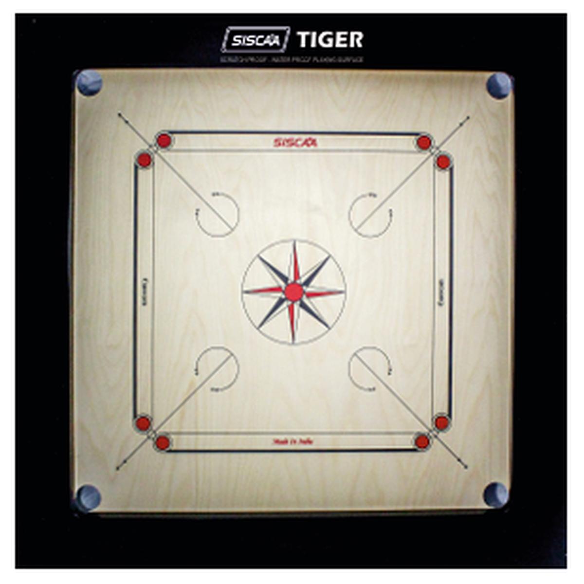 Siscaa Tiger Carrom Board