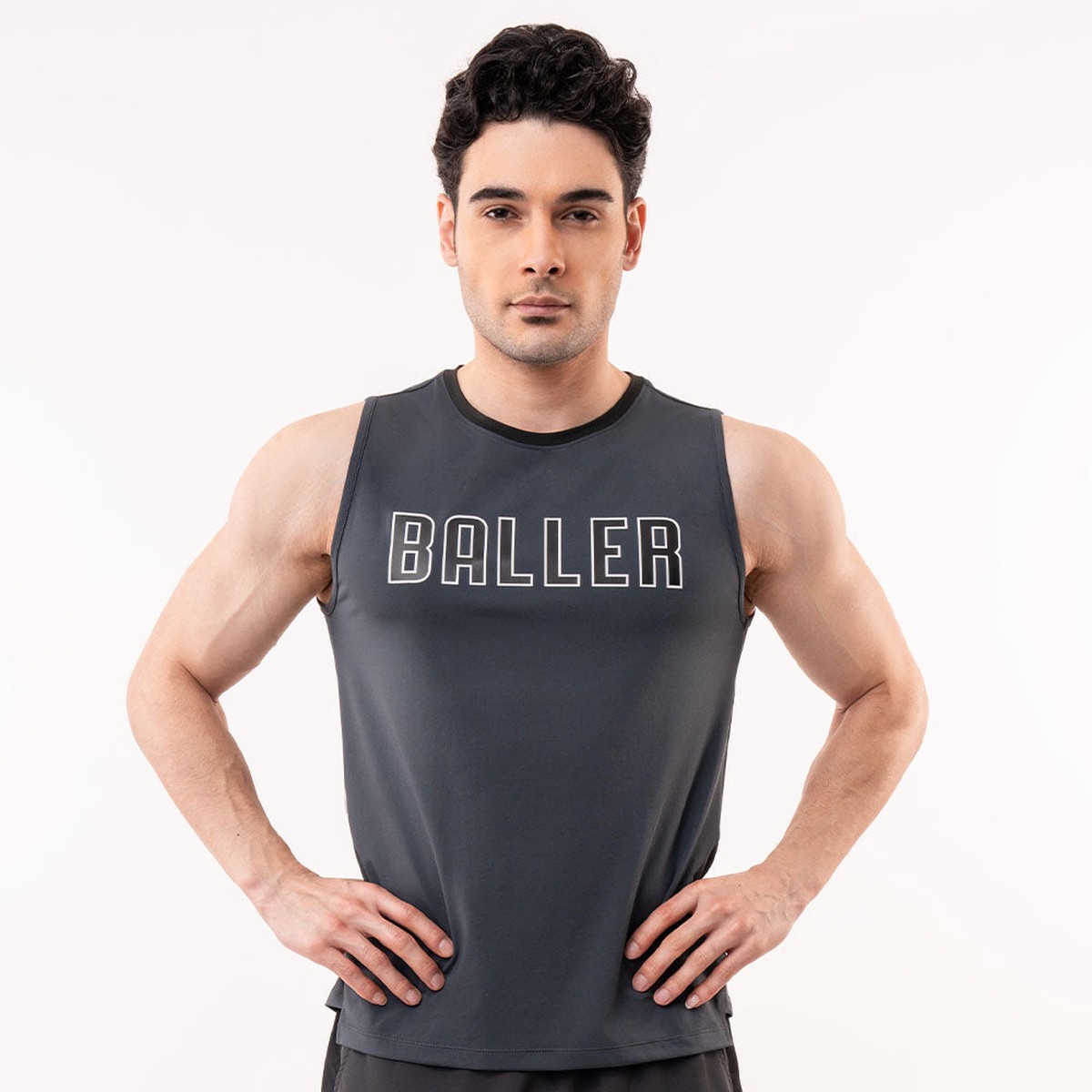 The Baller Tank - Graphite Athletik