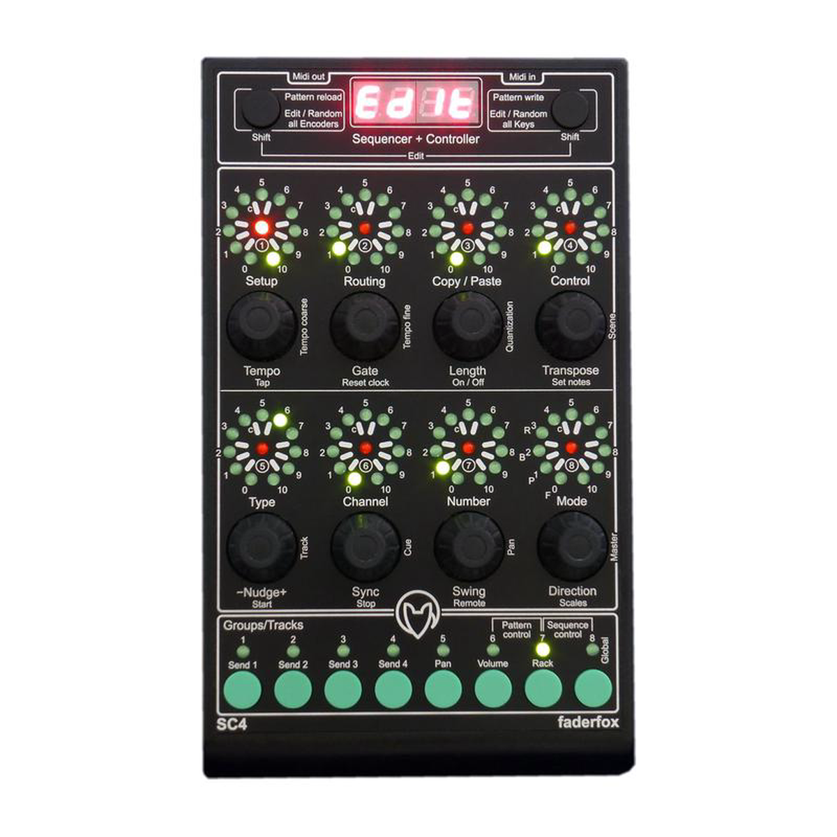 Faderfox SC4 Micromodul USB 038 MIDI Sequencer 038 Controller