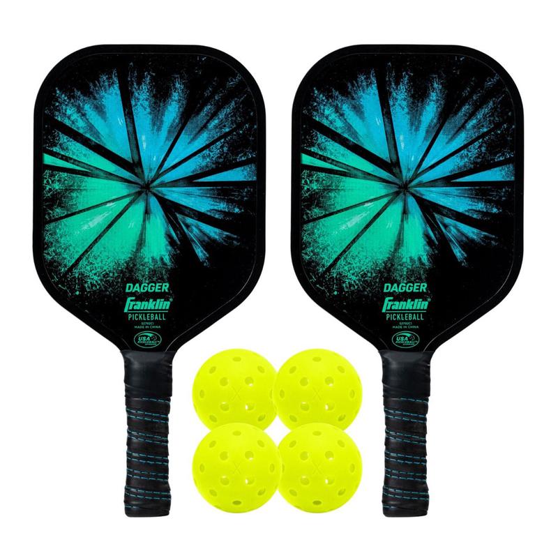 Franklin Dagger 2-Player Pickleball Paddle & Ball Set