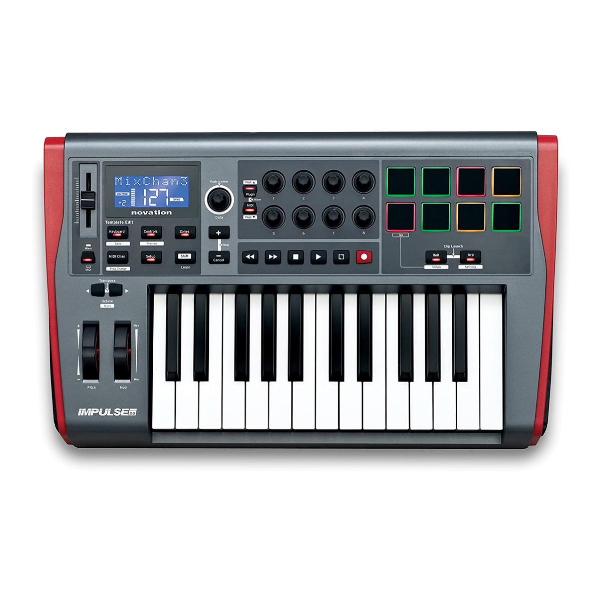 Novation Impulse 25 USB / MIDI Controller Keyboard