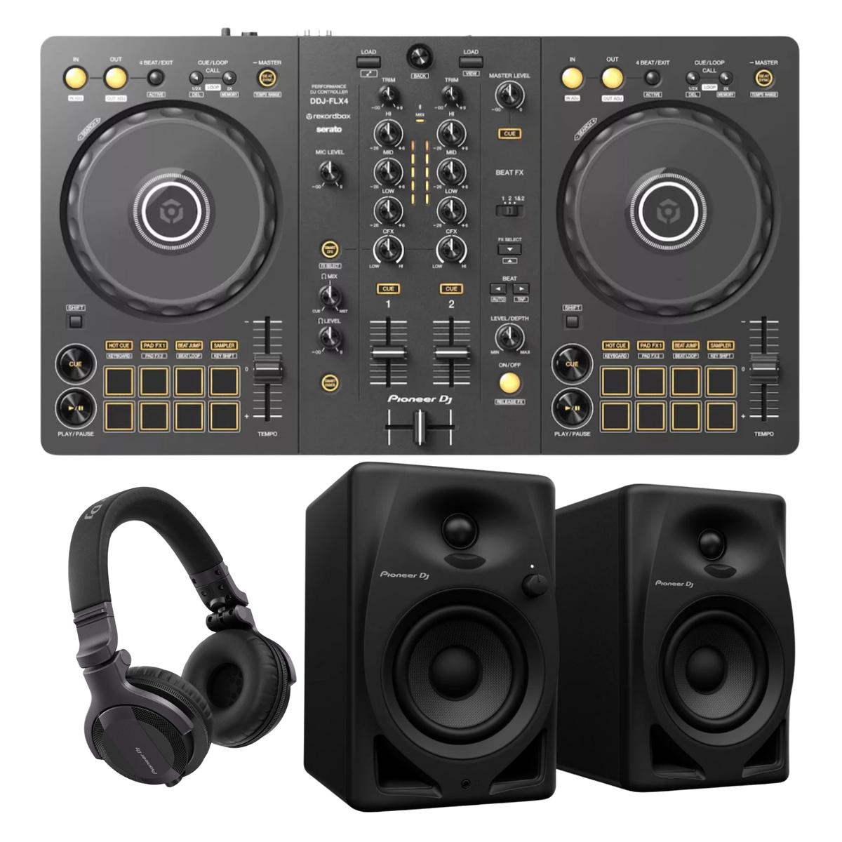 Pioneer DJ DDJ-FLX4 DJ Controller Package