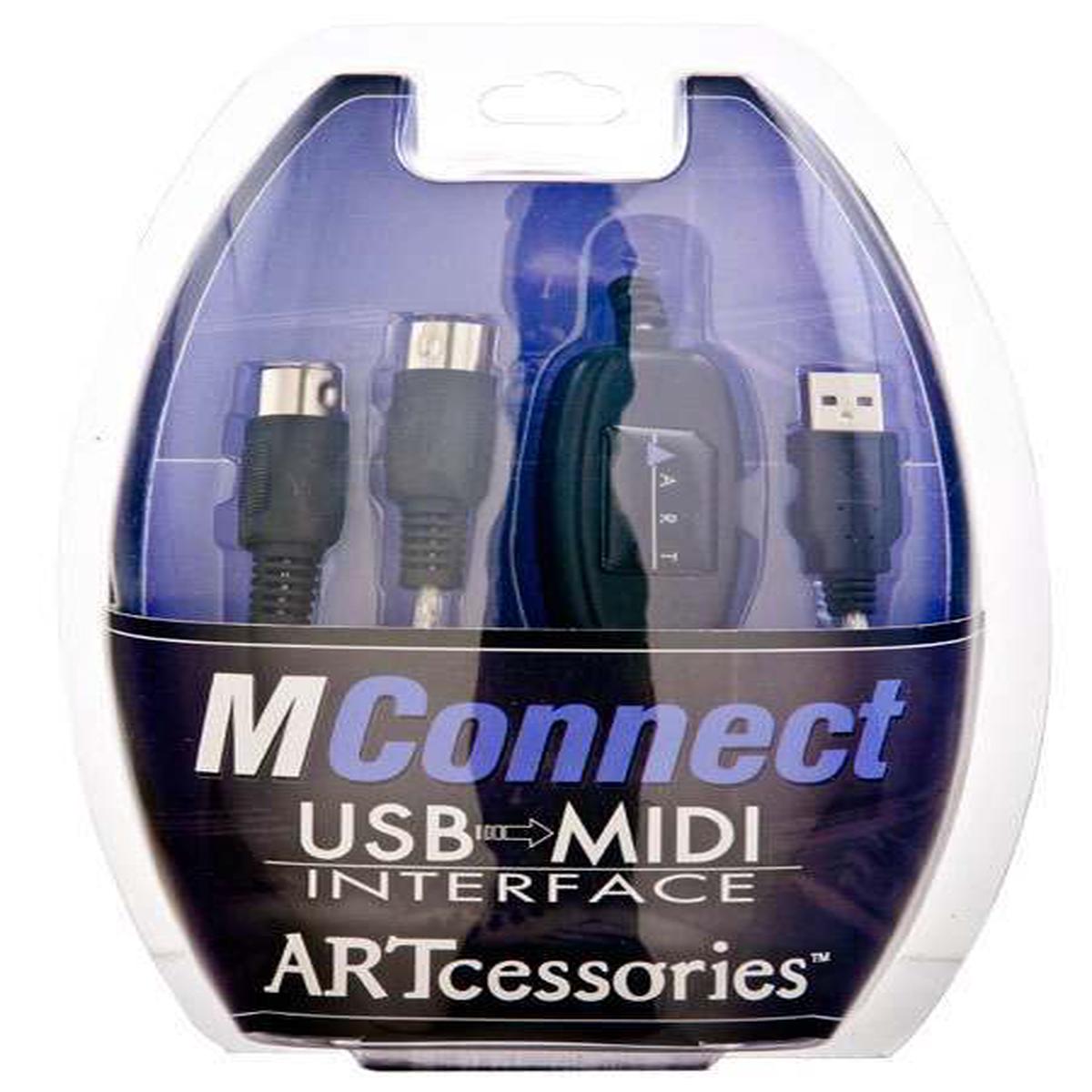 ART M-Connect 1x1 USB MIDI Interface Cable