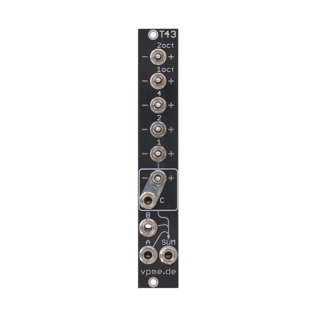 VPMEDE T43 Precision Adder Eurorack Module