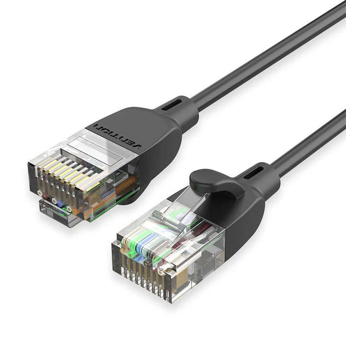 Vention Cat.6A UTP Patch Cable Black Slim Type