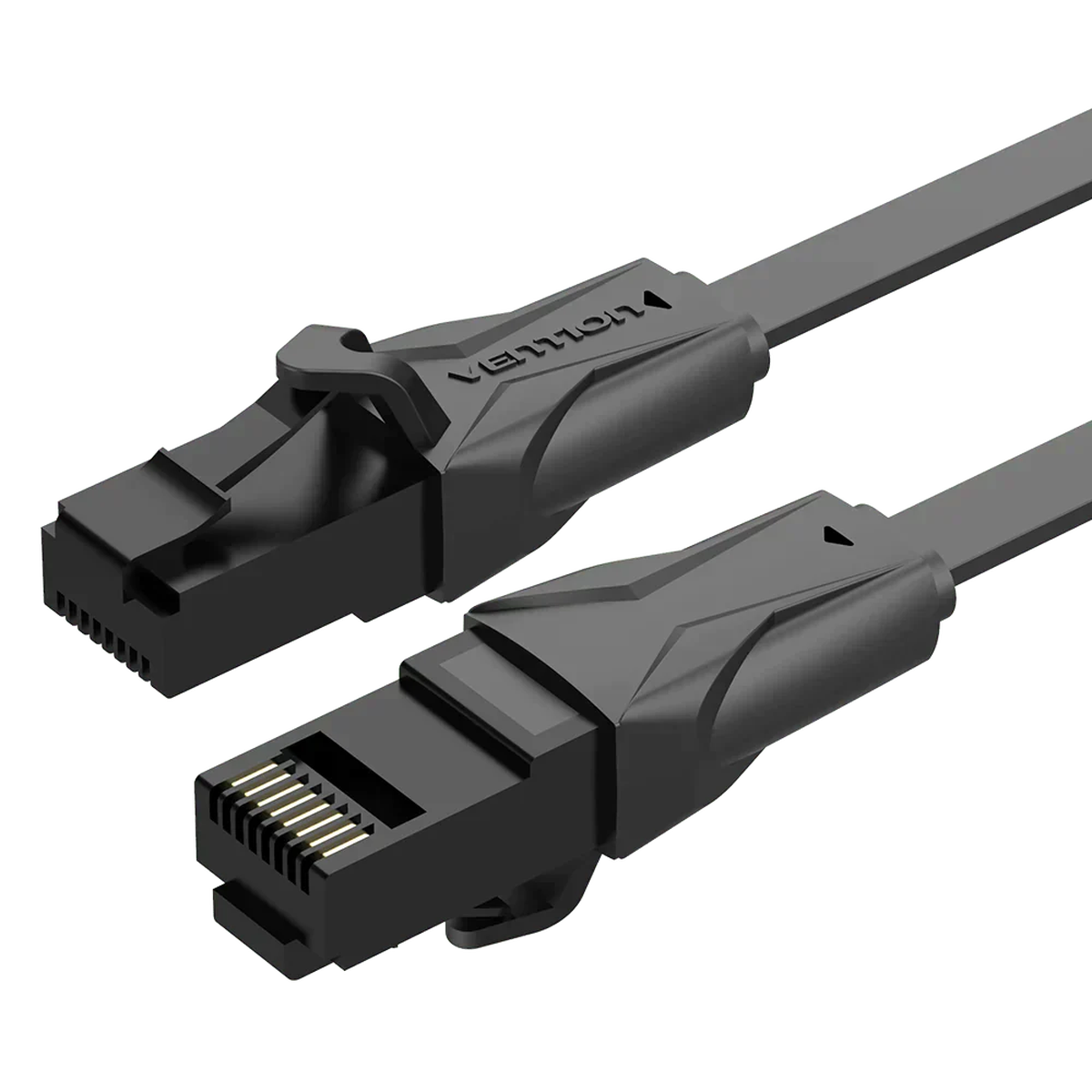 VEN-IBABF - Vention Flat CAT6 UTP Patch Cord Cable 1M Black