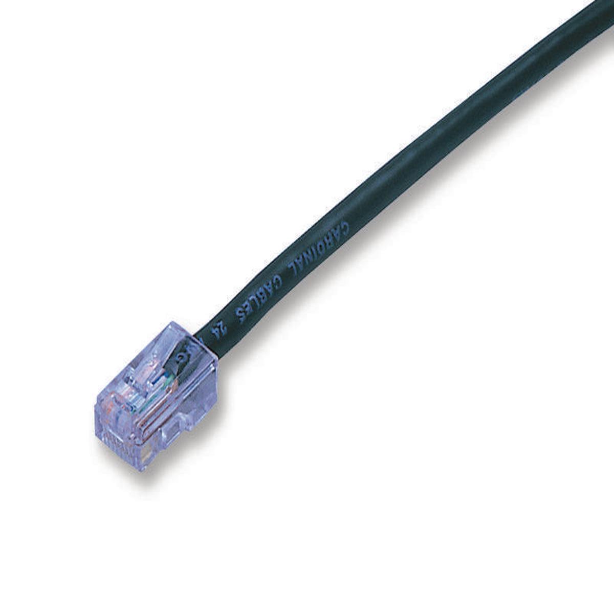 1961-3BK Patch Lead, CAT5E, UTP, Black, 3M VIDEK