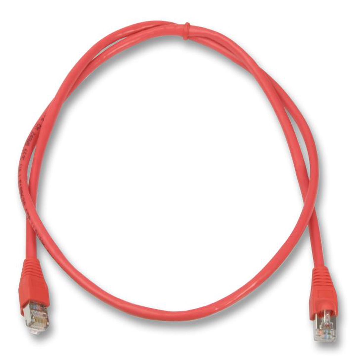 1962-10R Lead, CAT5E STP, Red, 10m VIDEK