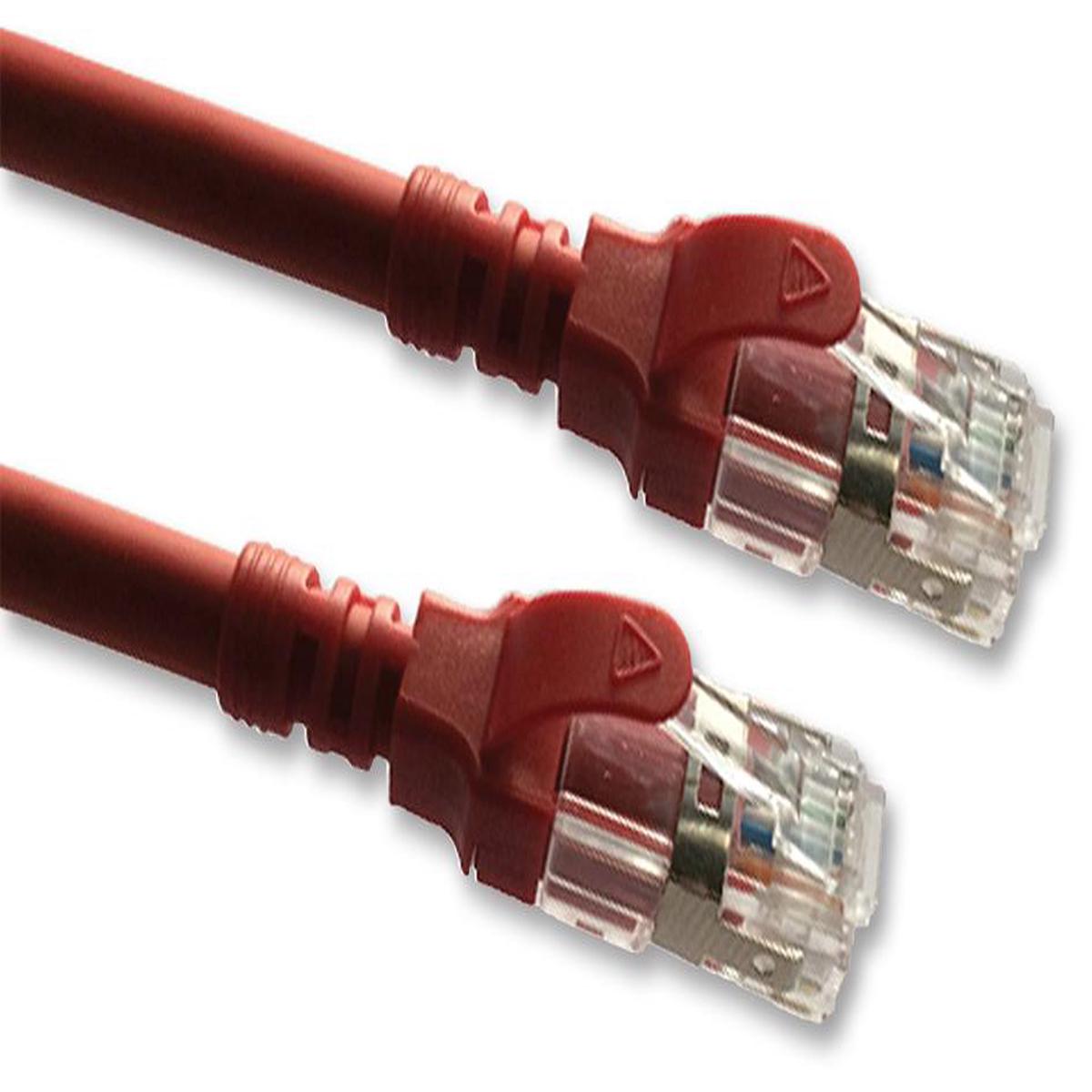 2996AS-3R Patch Lead, CAT6A, Red, 3M VIDEK