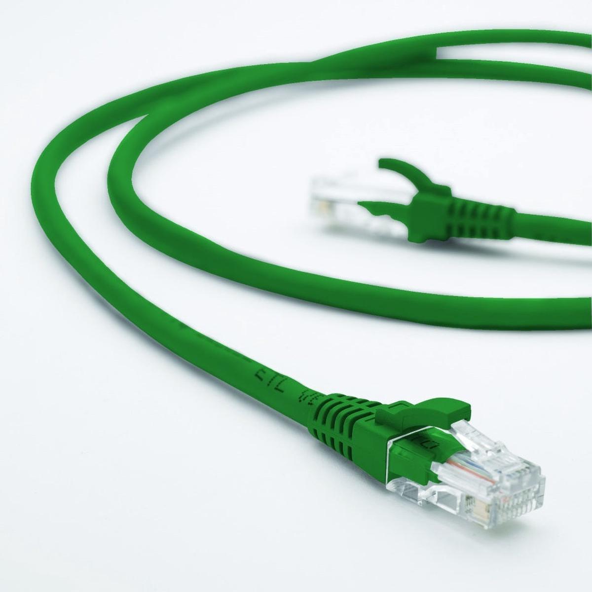 Hypertec RJ45 Cat6 10M 4 Pair PVC Unshielded Patch Lead Green
