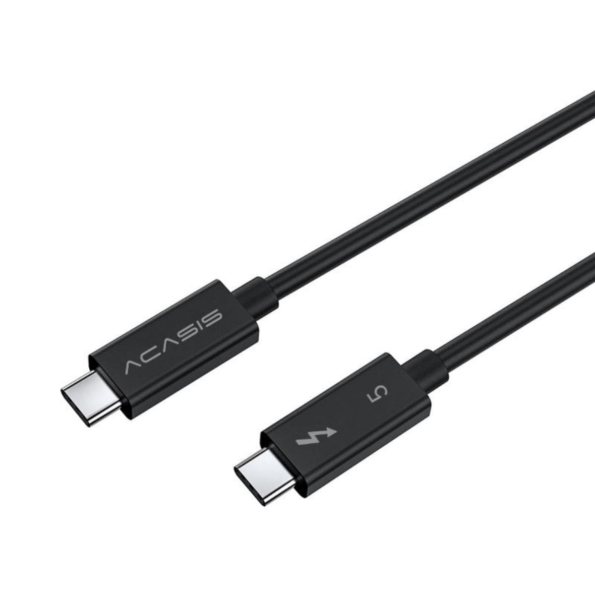 [Intel Certified] Acasis 80Gbps Thunderbolt 5 Cable with up to 120Gbps Bandwidth Boost and 240W Charging