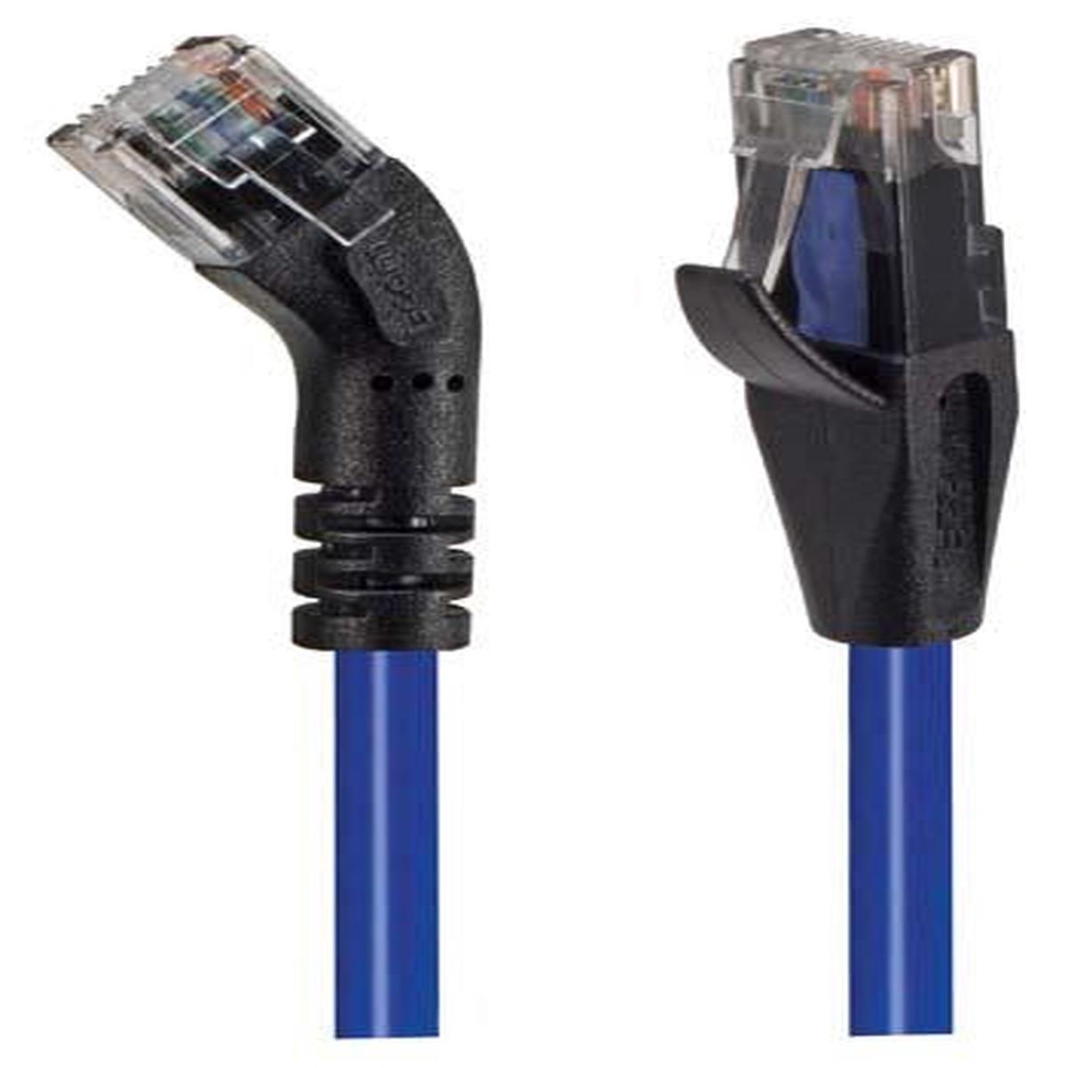 Cat 6 45 Patch Cable Straight/Right 45 Angle Blue 7.0 ft