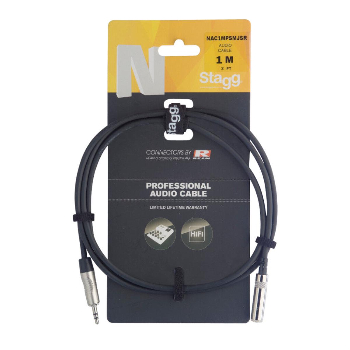 STAGG Prof Audio Cable 10FT NAC3MPSMJSR