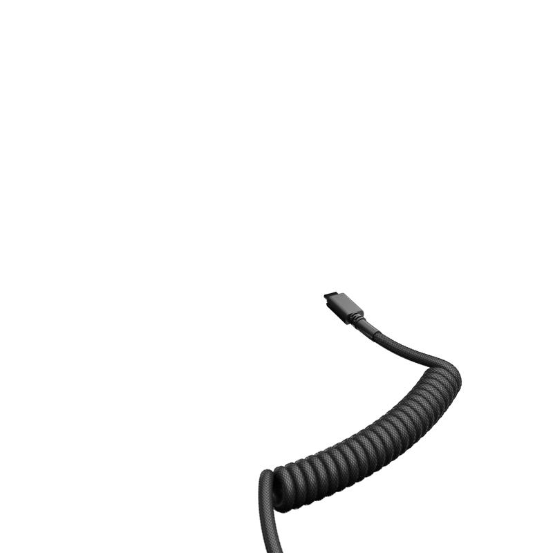 Glorious Coiled Cable Phantom Black