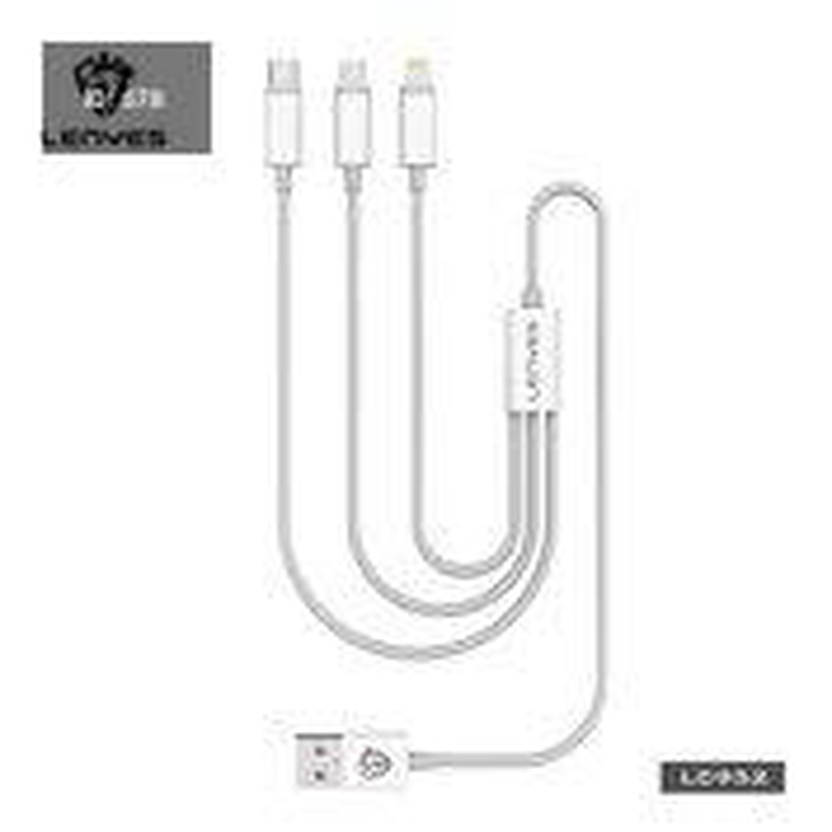 Lenyes LC952 3-in-1 Cable Type-C, Lightning, Micro USB