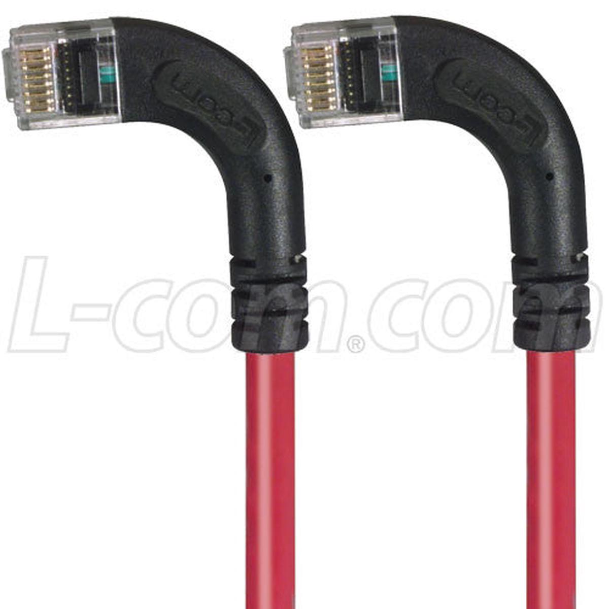 Patch Cable Cat5e LSZ UTP Left-Left Red 5 Feet