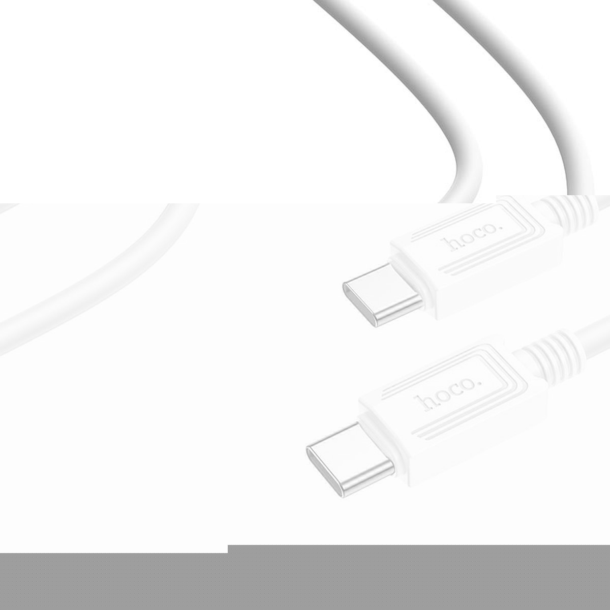 Hoco Cable Type-C to Type-C X73 60W charging data sync White