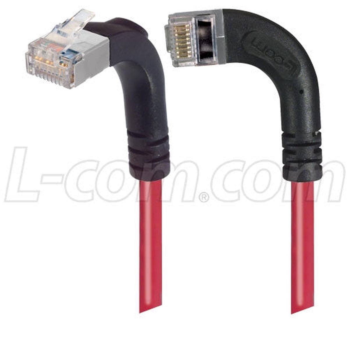 Patch Cable Cat5e LSZ FTP Up-Left Red 2 Feet