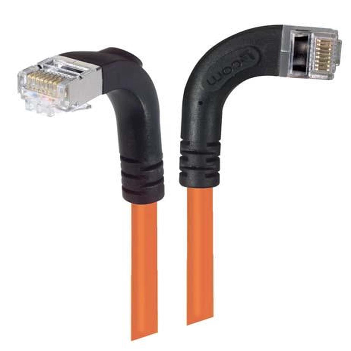 Patch Cable Cat5e PVC FTP Right-Down Orange 15 Feet