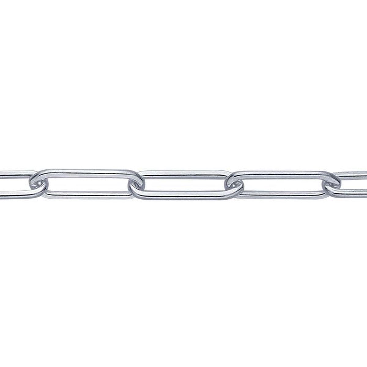 Sterling Silver Flat Cable Chain