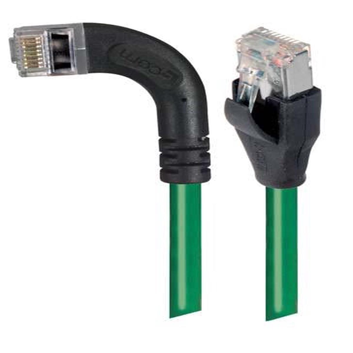 Patch Cable Cat5e PVC FTP Straight-Left Green 7 Feet