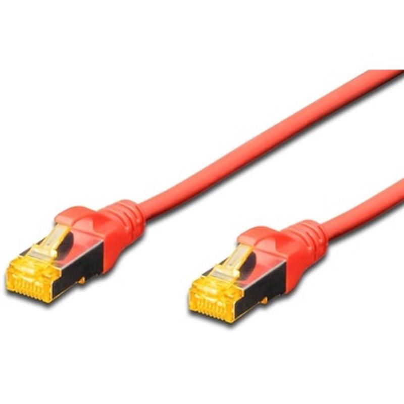 Digitus S-FTP CAT6A Patch Lead - 1M Red