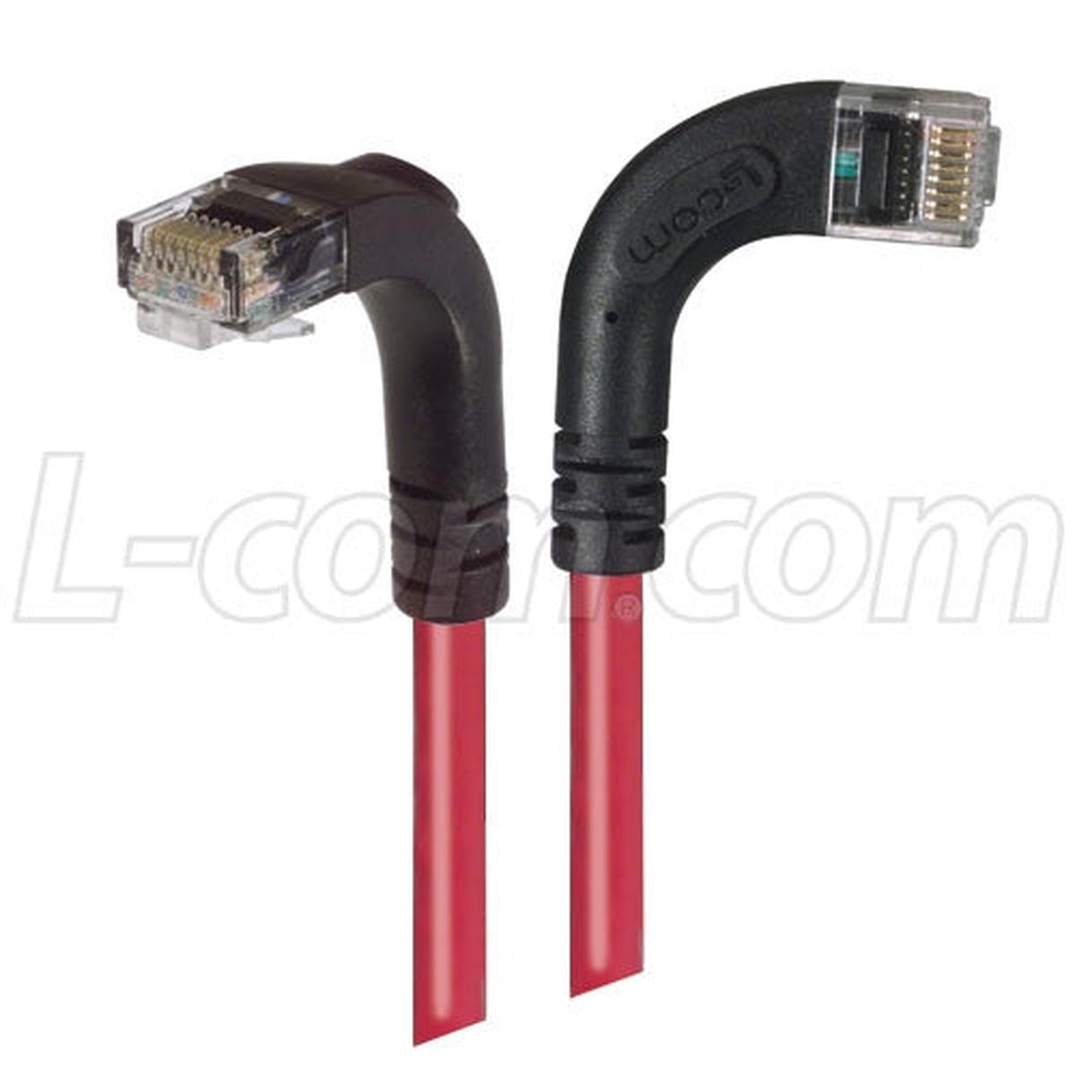 Patch Cable Cat5e LSZ UTP Right-Down Red 30 Feet
