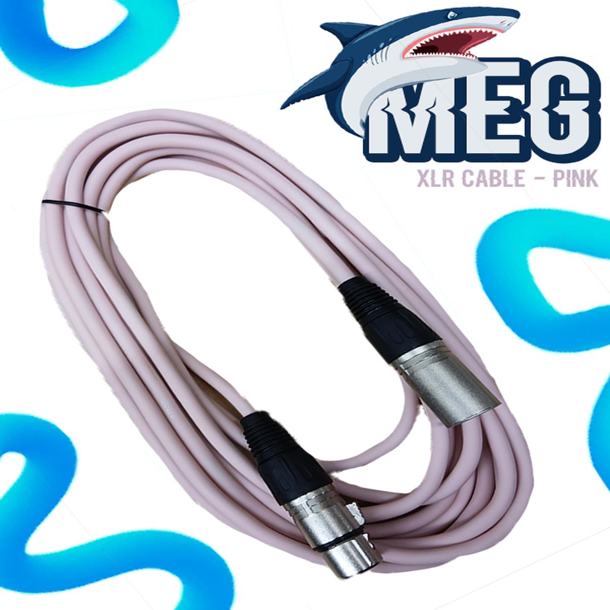 MEG - XLR Cable - 6m Pink