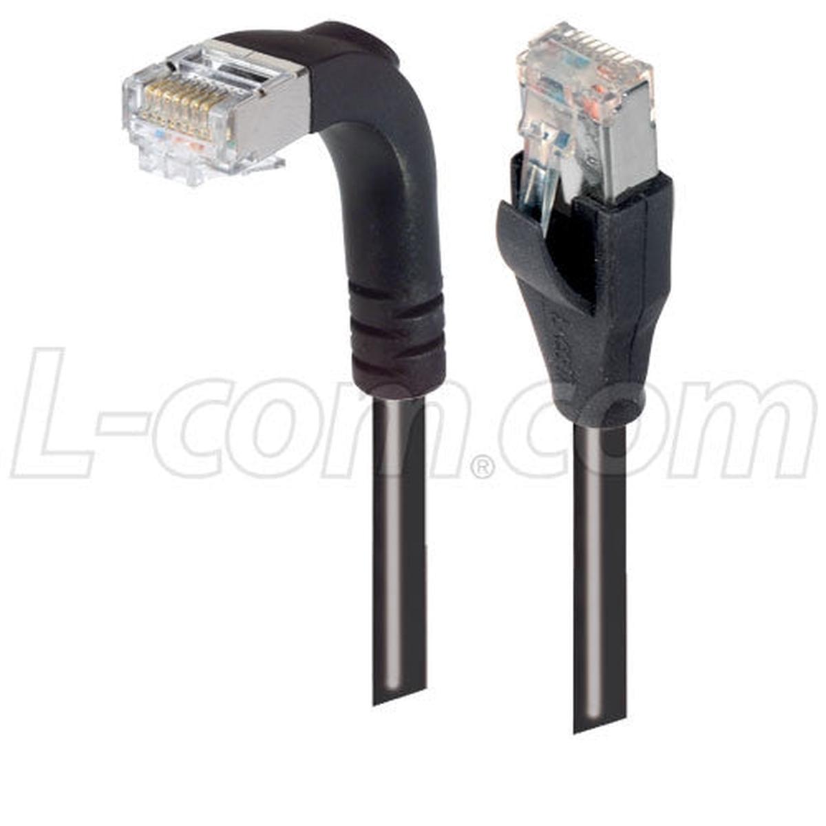 Patch Cable Cat5e LSZ FTP Straight-Down Black 3 Feet