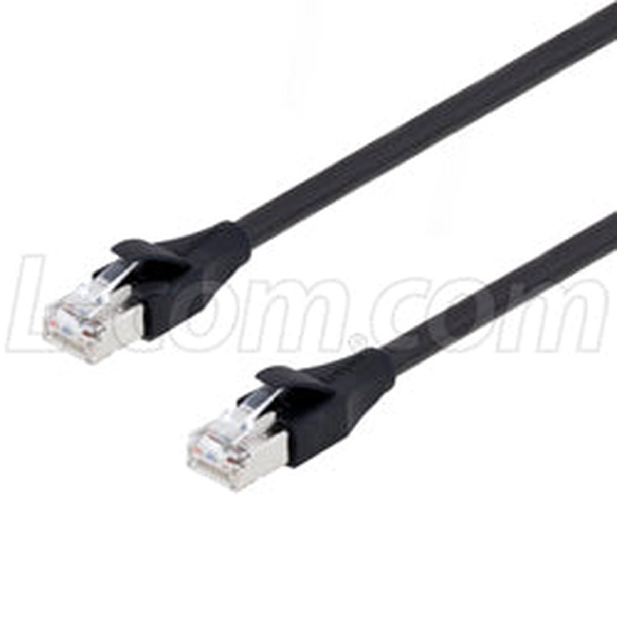 Category 5e Braid Shielded High Flex Ethernet Patch Cord 2m