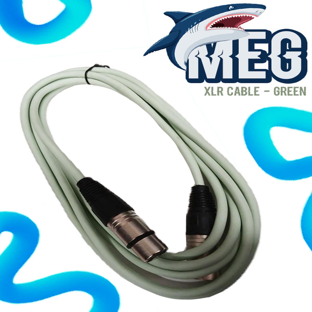 MEG - XLR Cable - 10m Green