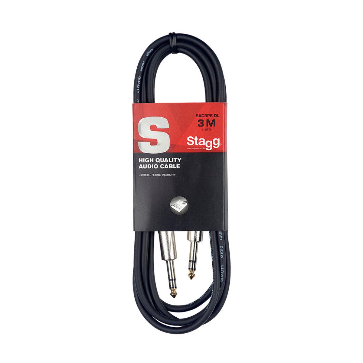 Stagg Audio Cable 6m Jack/Jack Balanced Stereo SAC6PS DL