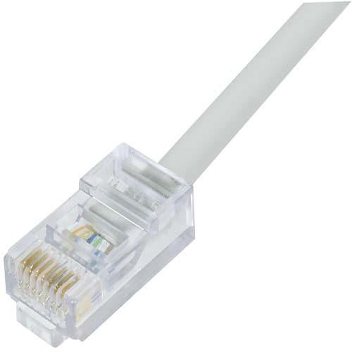 Cat 6 Plenum Patch Cable RJ45 / RJ45 White 3.0 ft