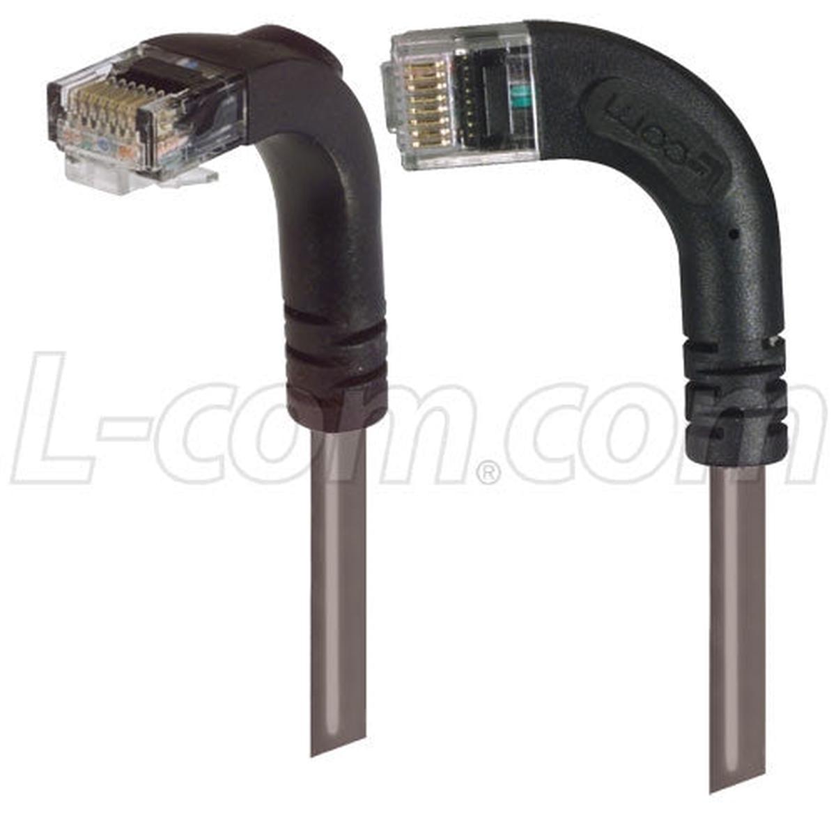Patch Cable Cat5e LSZ UTP Left-Down Grey 2 Feet