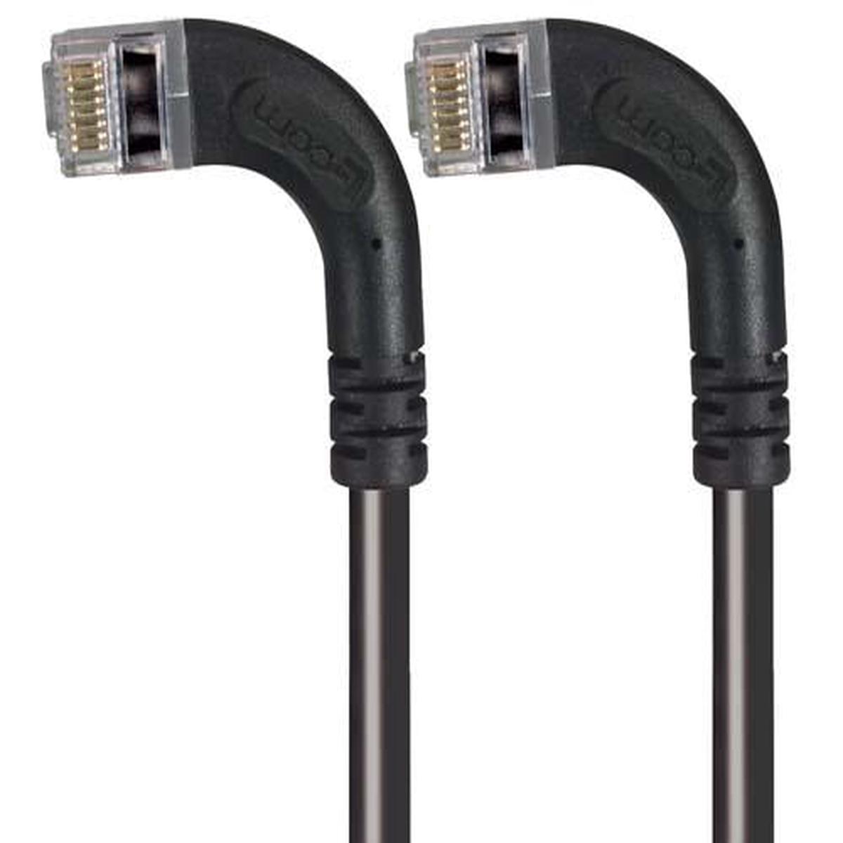 Patch Cable Cat6 PVC FTP Left-Left Black 3 Feet