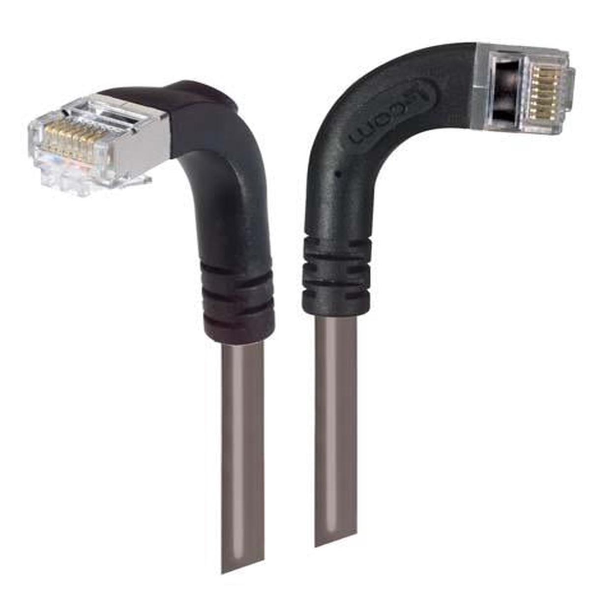 Patch Cable Cat6 PVC FTP Right-Down Grey 3 Feet