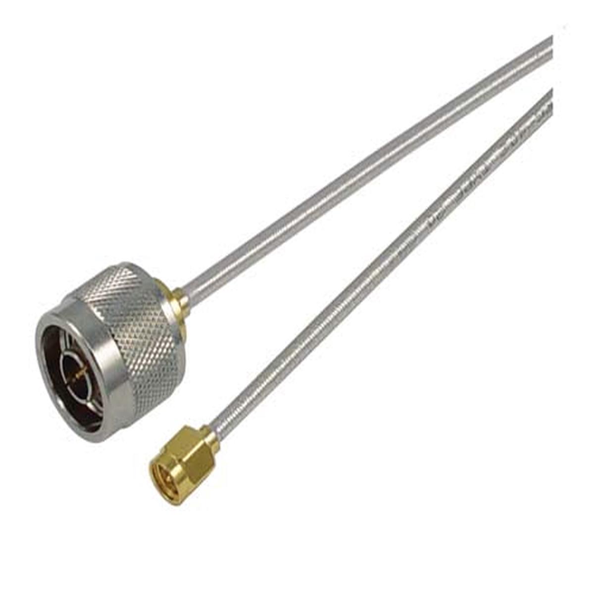 .141 Formable N-Male to SMA-Male Cable 6 inch