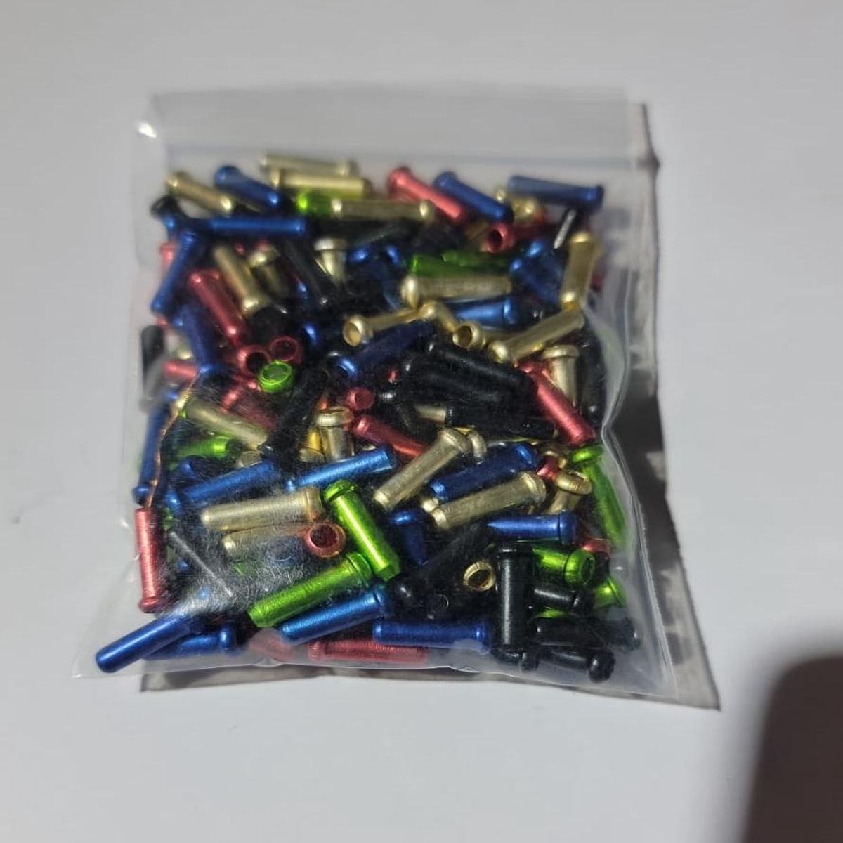 ~-~200 / WIRE END CAP-200PCS-COLOUR-THICK