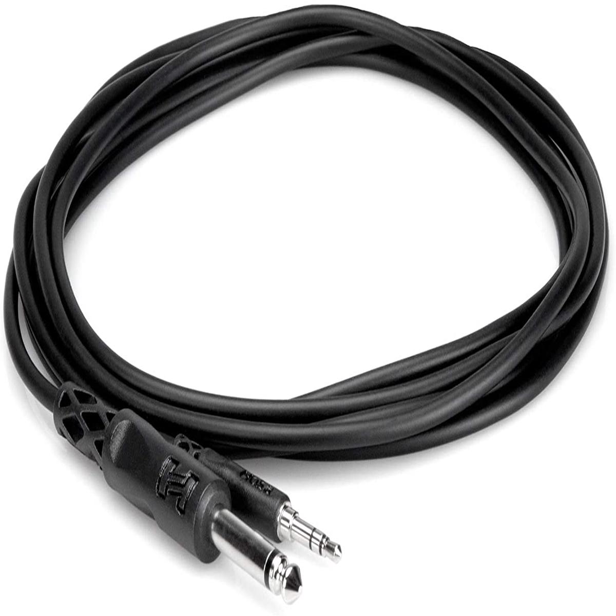 [CLEARANCE] Hosa Technolog CMP-105 1/4" TS to 3.5mm TRS Mono Interconnect Cable, 5 feet
