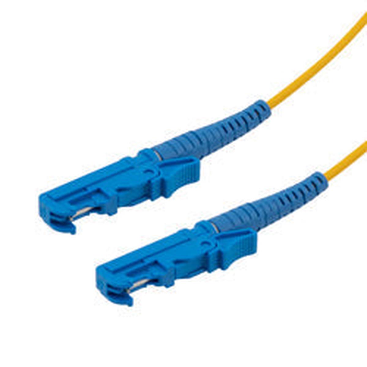 Fiber Optic Cable Assembly, E2000/UPC to E2000/UPC, SMF, 2mm jacket, 2 meter
