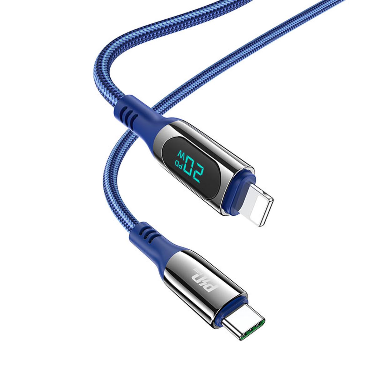 Hoco Cable Type-C to Lightning S51 Extreme PD charging data sync Blue