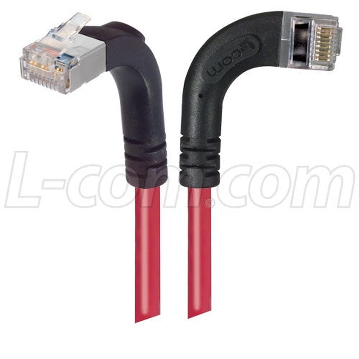 Patch Cable Cat5e LSZ FTP Right-Up Red 1 Foot