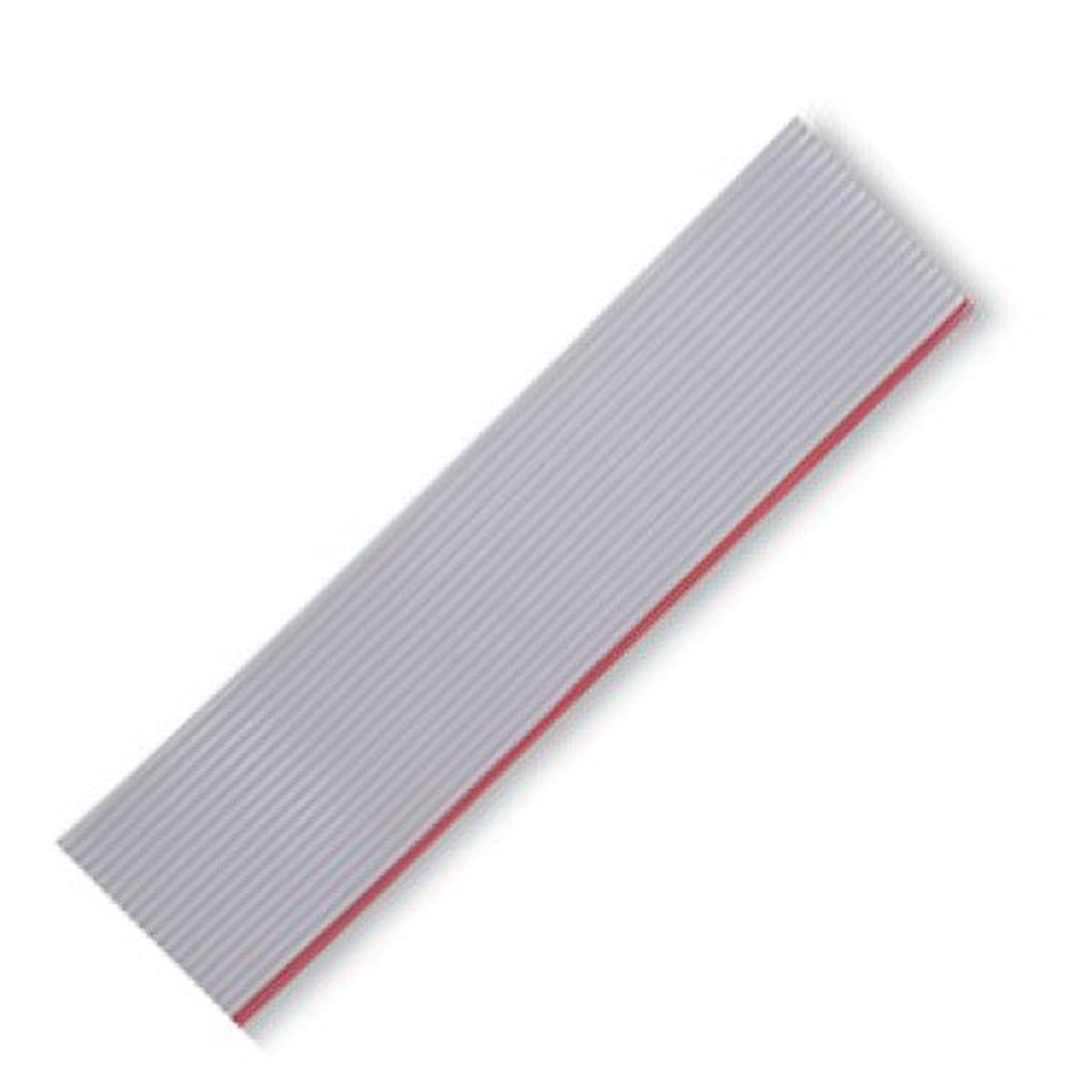 08-1410-100 - FLAT CABLE 10C/28AWG 100FT GREY 100FT/SPOOL