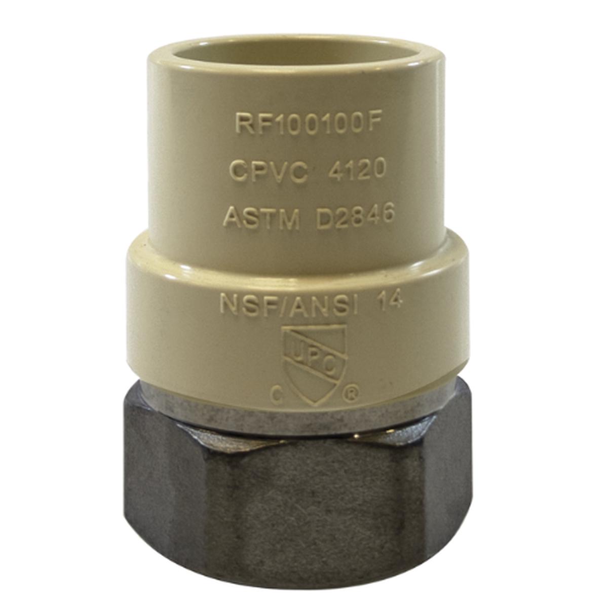 2 Inch CPVC 2 Inch Female IPS Stainless Steel Adapter 35408SS