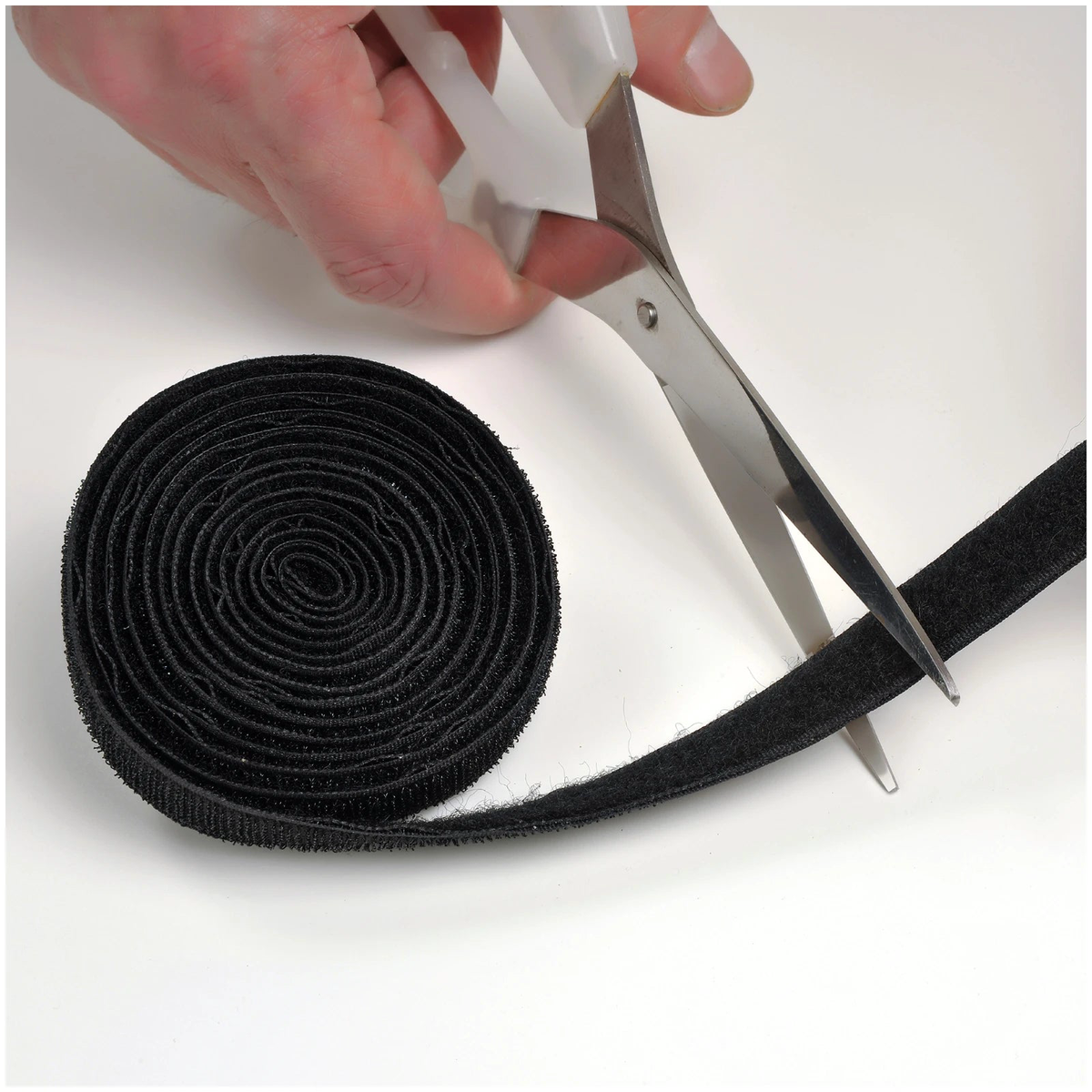 Cable Tidy Hook&Loop Band 1.2m Black Reusable