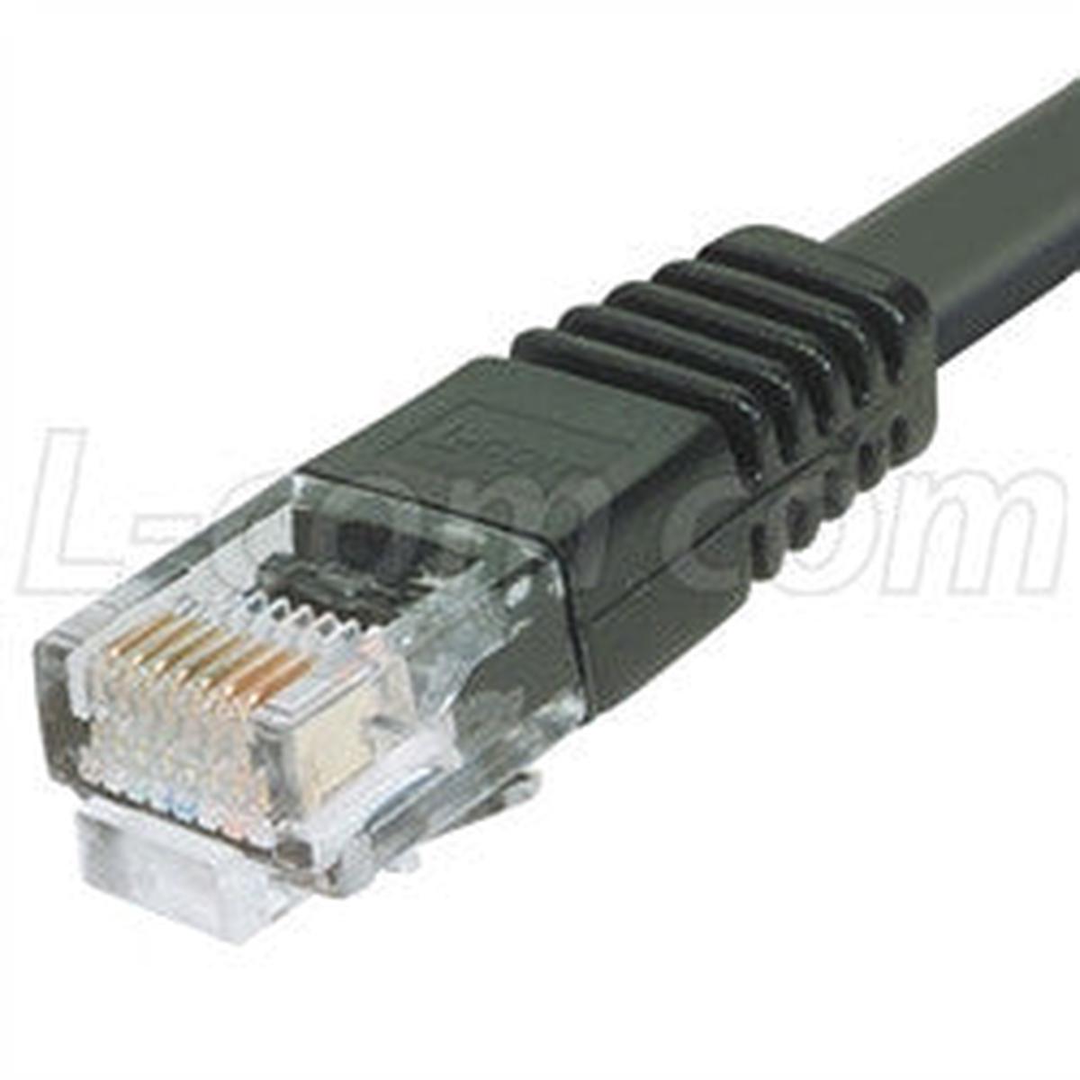 Cat 5E Flat Patch Cable, RJ45 / RJ45, 15.0 ft