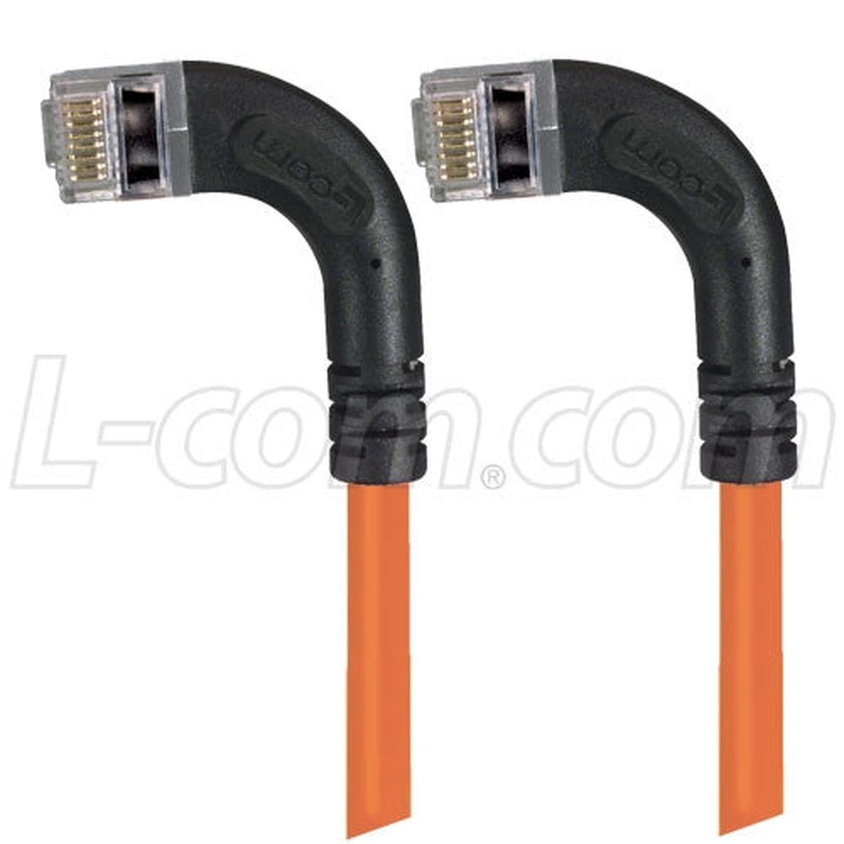 Patch Cable Cat5e PVC FTP Left-Left Orange 1 Foot